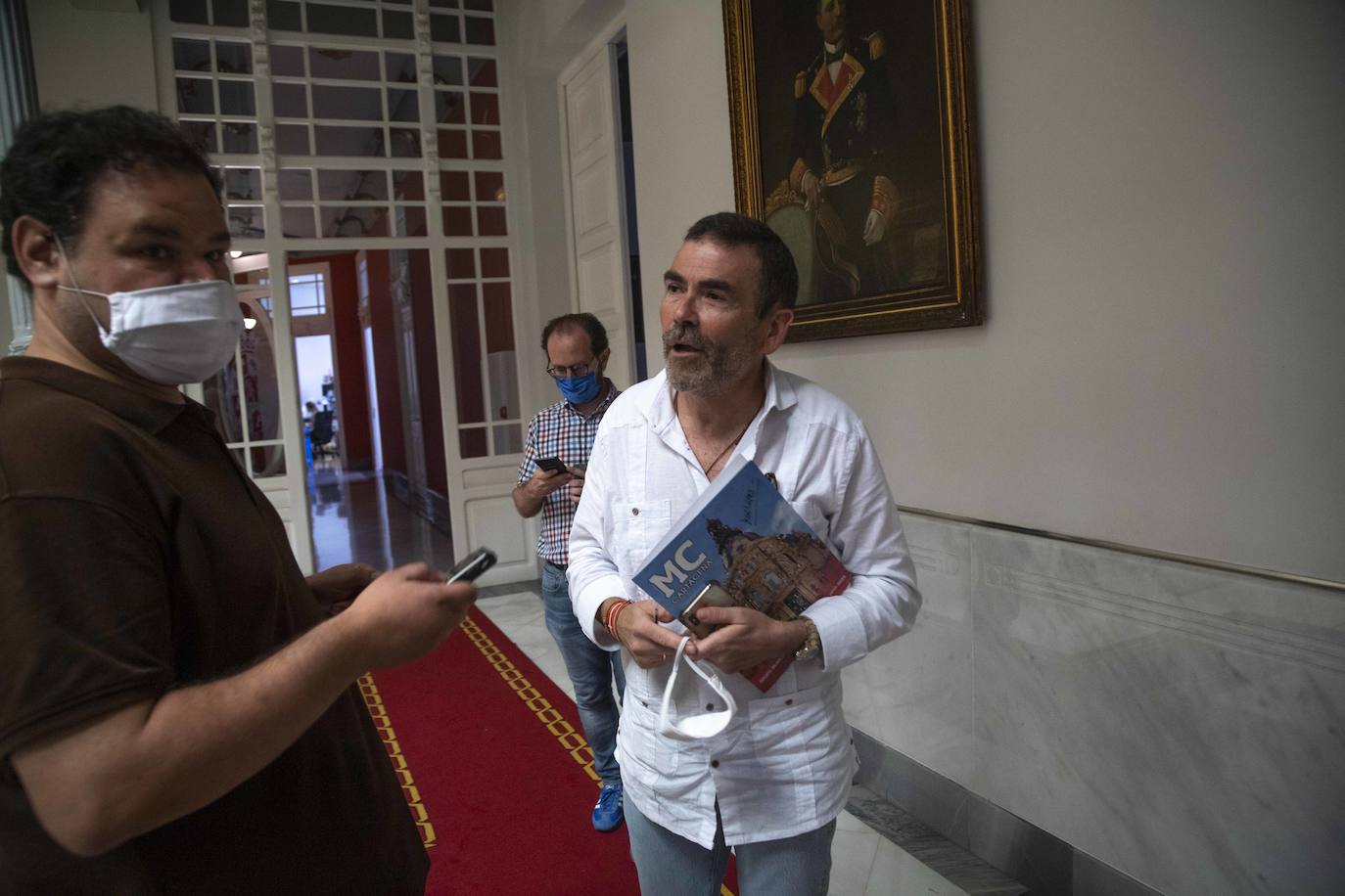 Fotos: José López se niega a disculparse con el jefe técnico de Infraestructuras