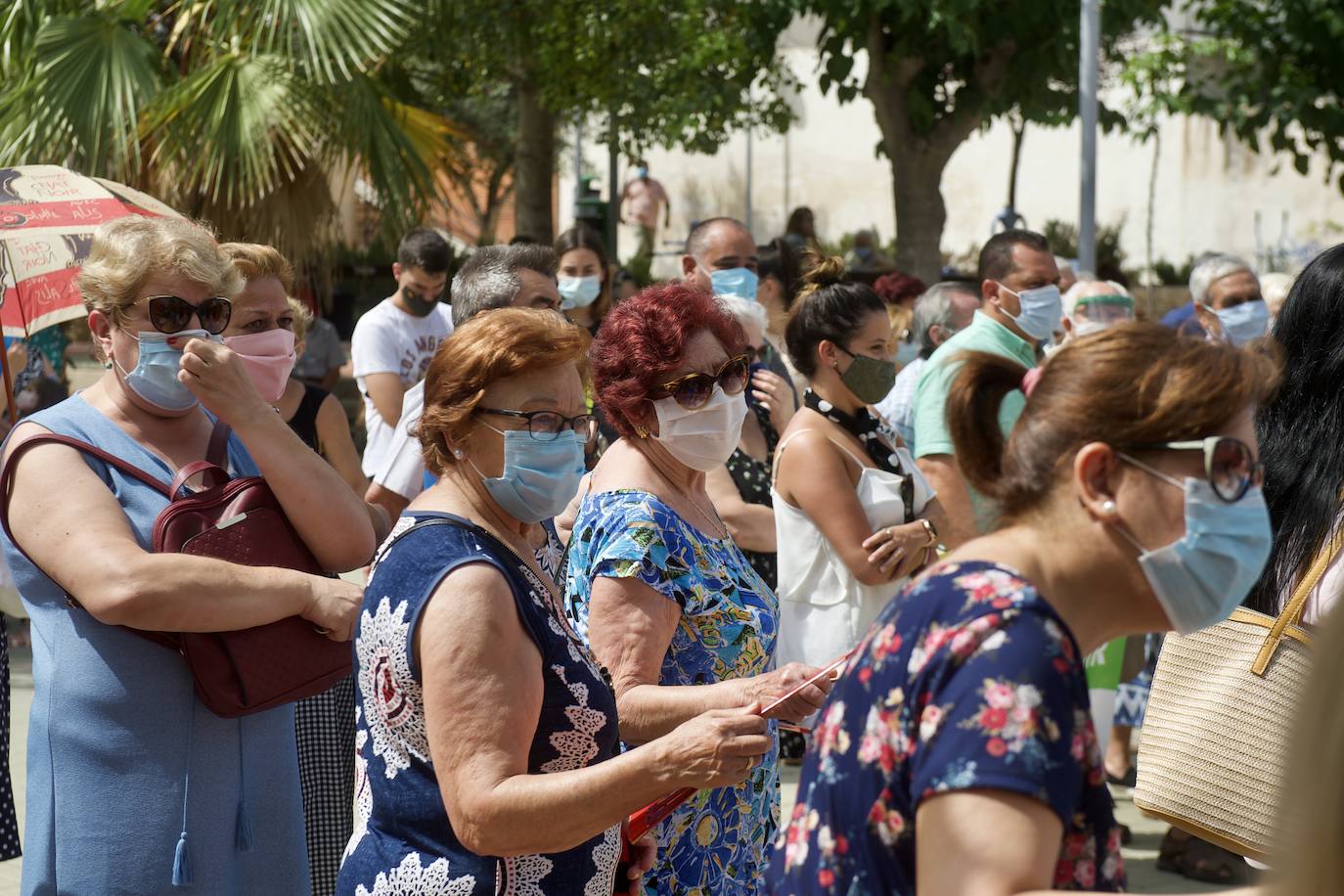 Fotos: Los vecinos de Los Ramos exigen la reapertura del consultorio