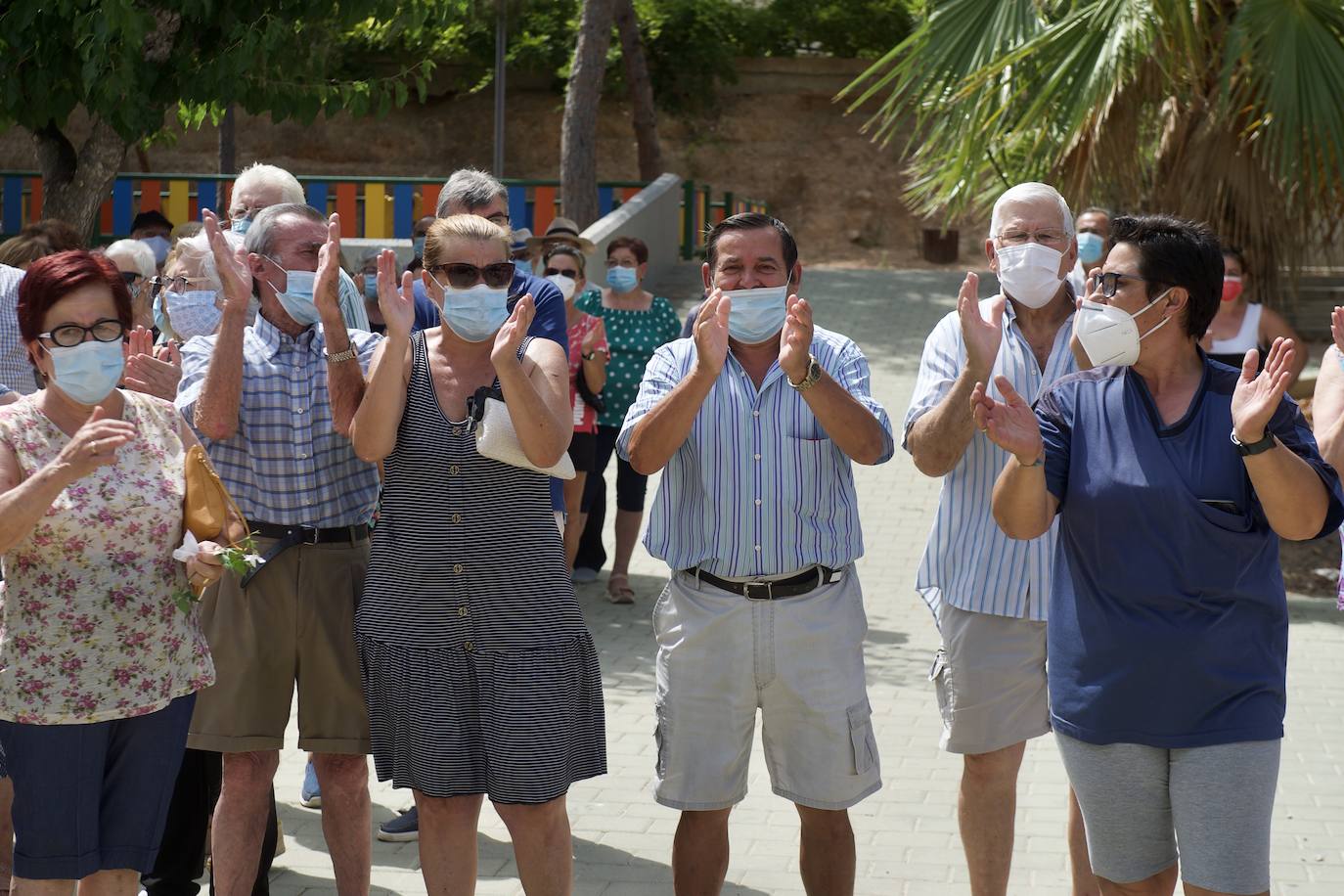 Fotos: Los vecinos de Los Ramos exigen la reapertura del consultorio