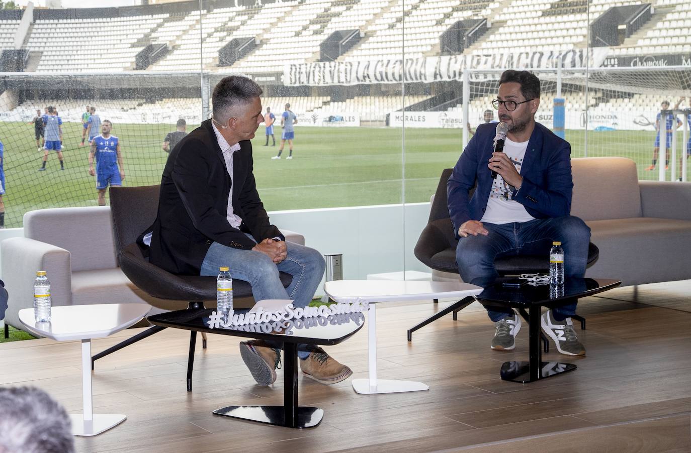 Fotos: Belmonte y Breis, con los suscriptores de LA VERDAD