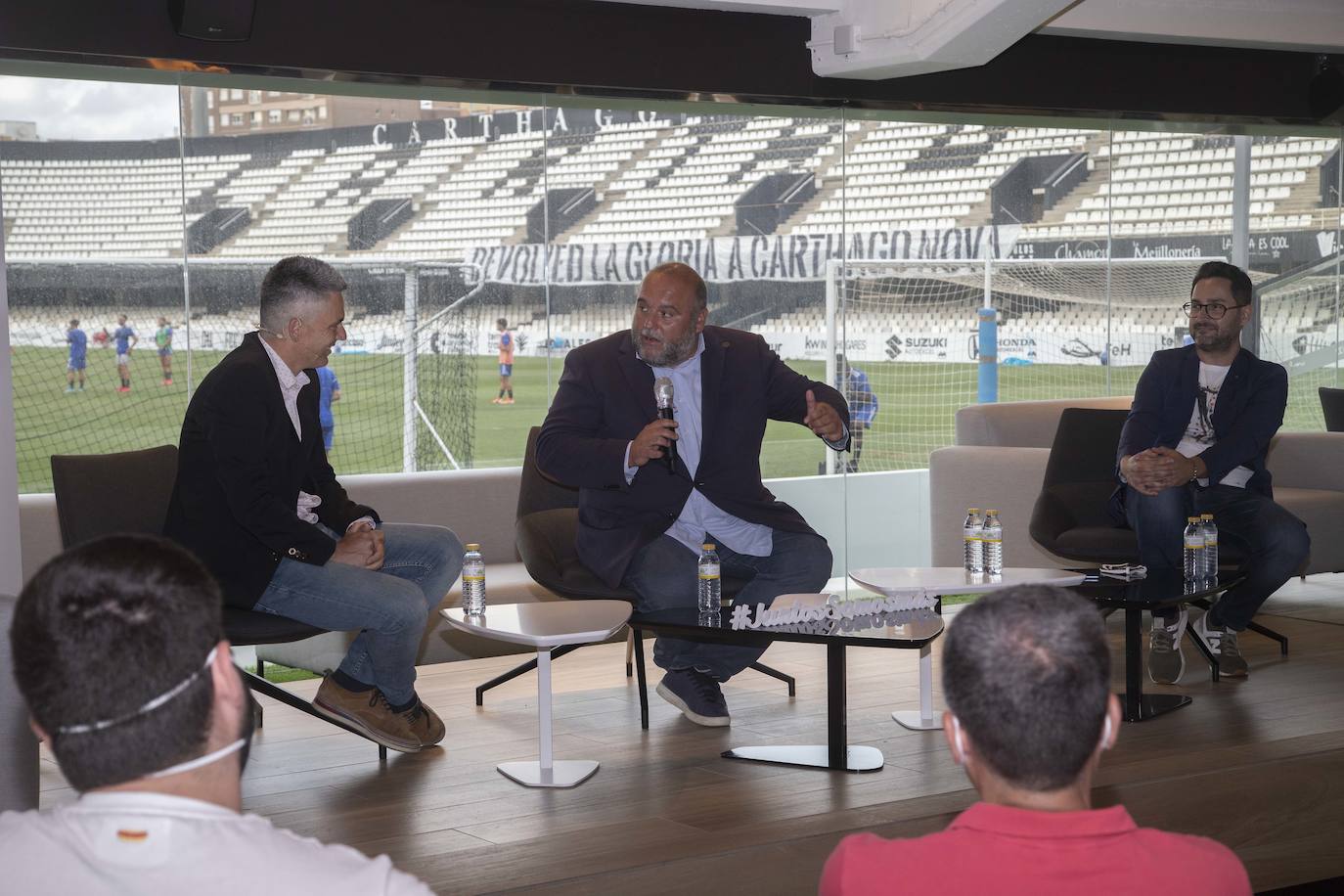 Fotos: Belmonte y Breis, con los suscriptores de LA VERDAD