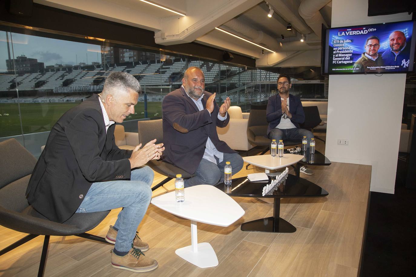 Fotos: Belmonte y Breis, con los suscriptores de LA VERDAD