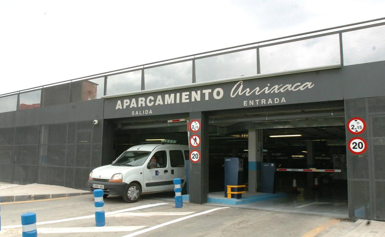 Parking en La Arrixaca.