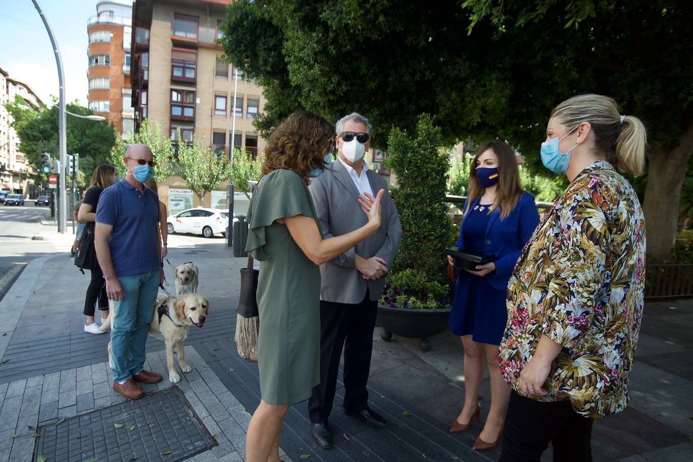 Fotos: Más semáforos &#039;smart&#039; en Murcia para garantizar la seguridad de las personas ciegas