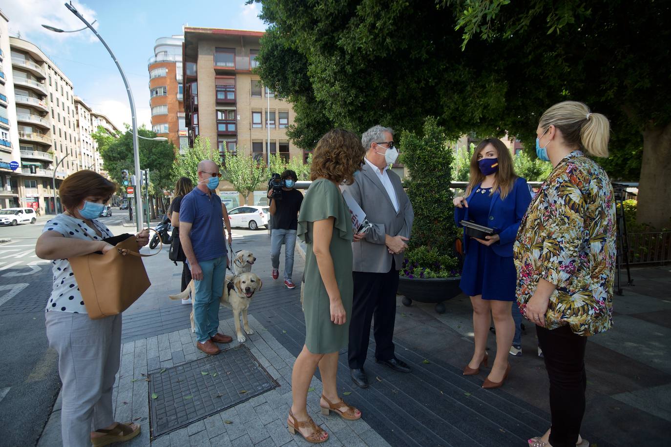 Fotos: Más semáforos &#039;smart&#039; en Murcia para garantizar la seguridad de las personas ciegas