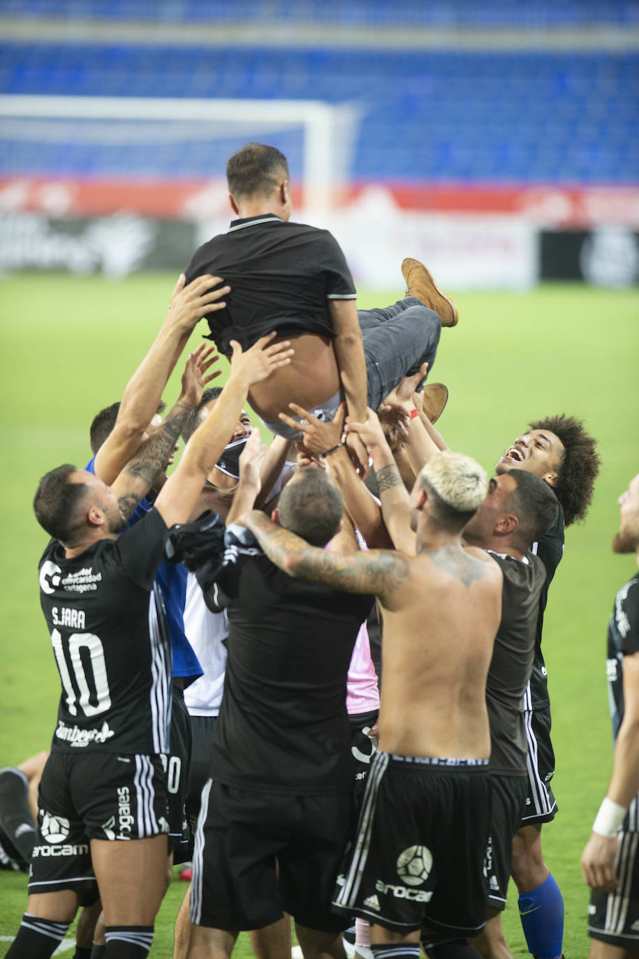 Fotos: La primera parte del FC Cartagena-Atlético Baleares, en imágenes