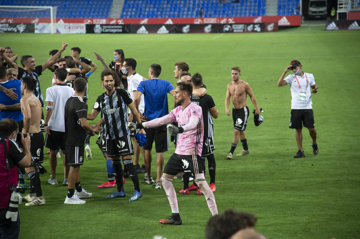 Fotos: La primera parte del FC Cartagena-Atlético Baleares, en imágenes