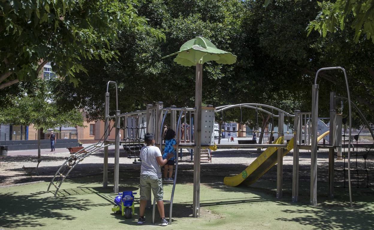 Parque infantil en una imagen de archivo. 