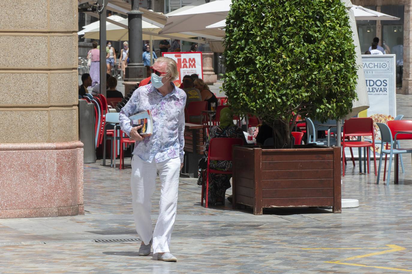 Fotos: Turistas en el centro de Cartagena