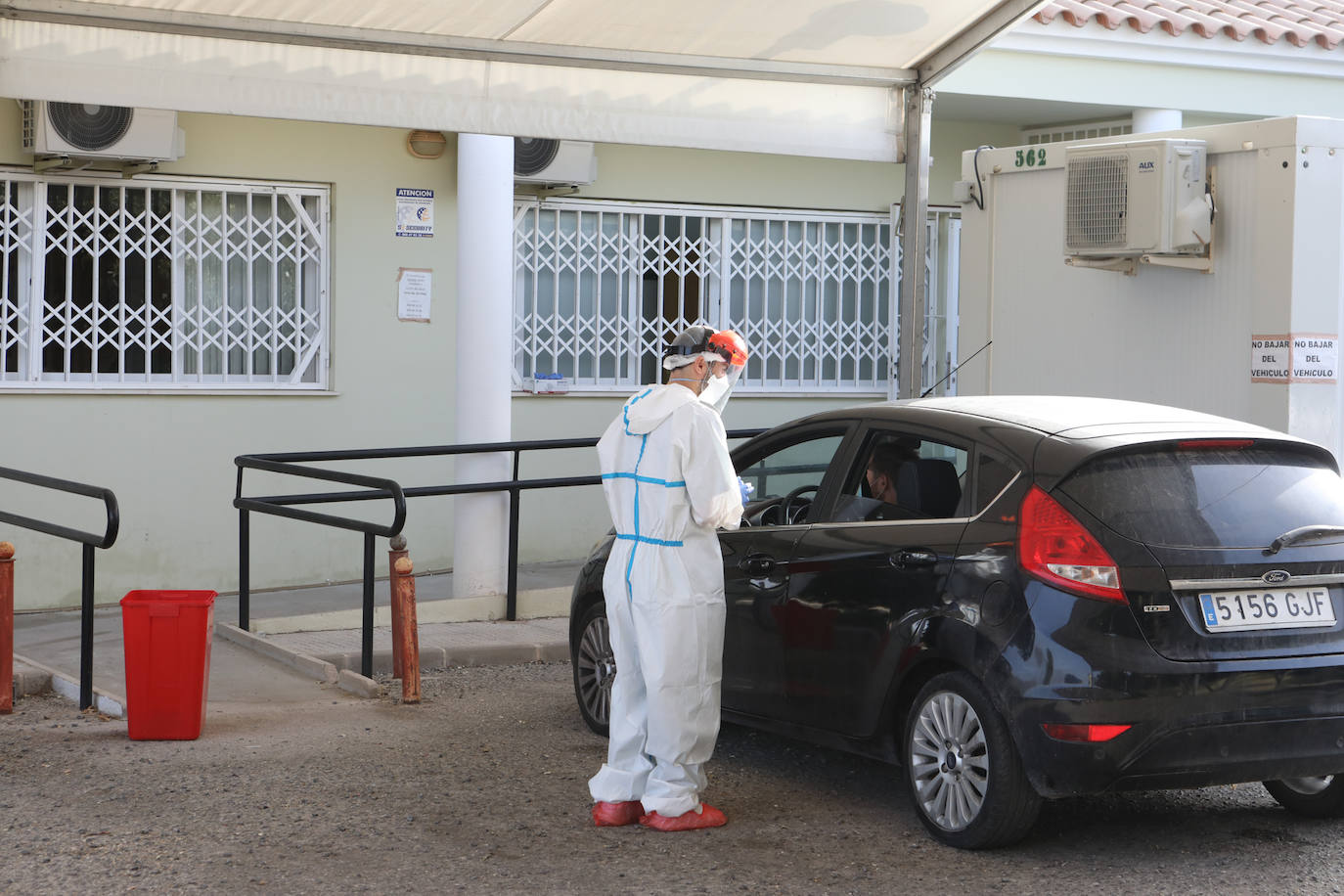 Fotos: Récord de PCR en Lorca para tratar de atajar un brote que sigue en expansión