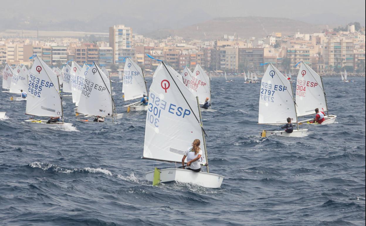 Una de las dos mangas disputadas este domingo en Águilas. 