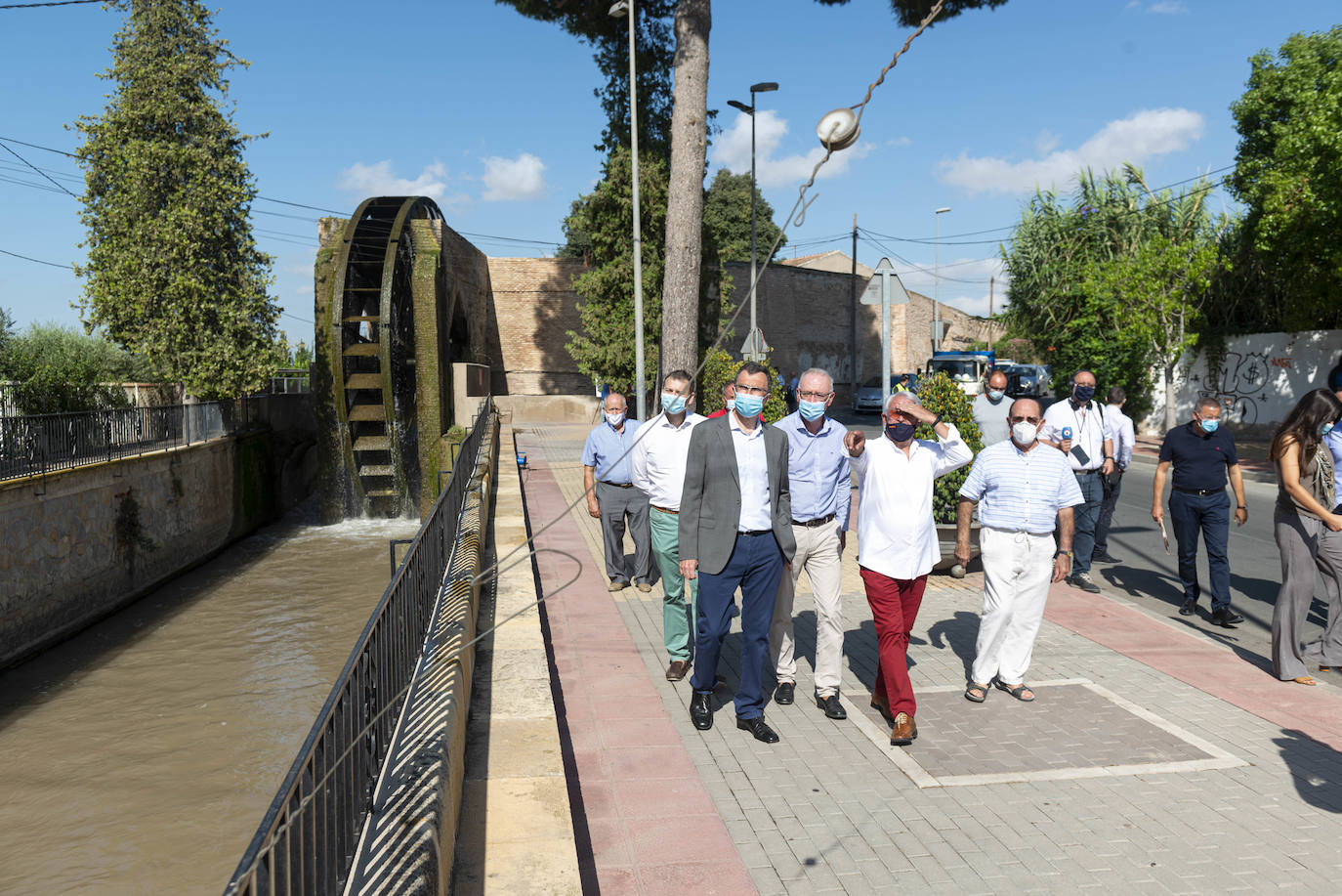 Fotos: La rueda de La Ñora acogerá cinco jardines y un área de reserva arqueológica