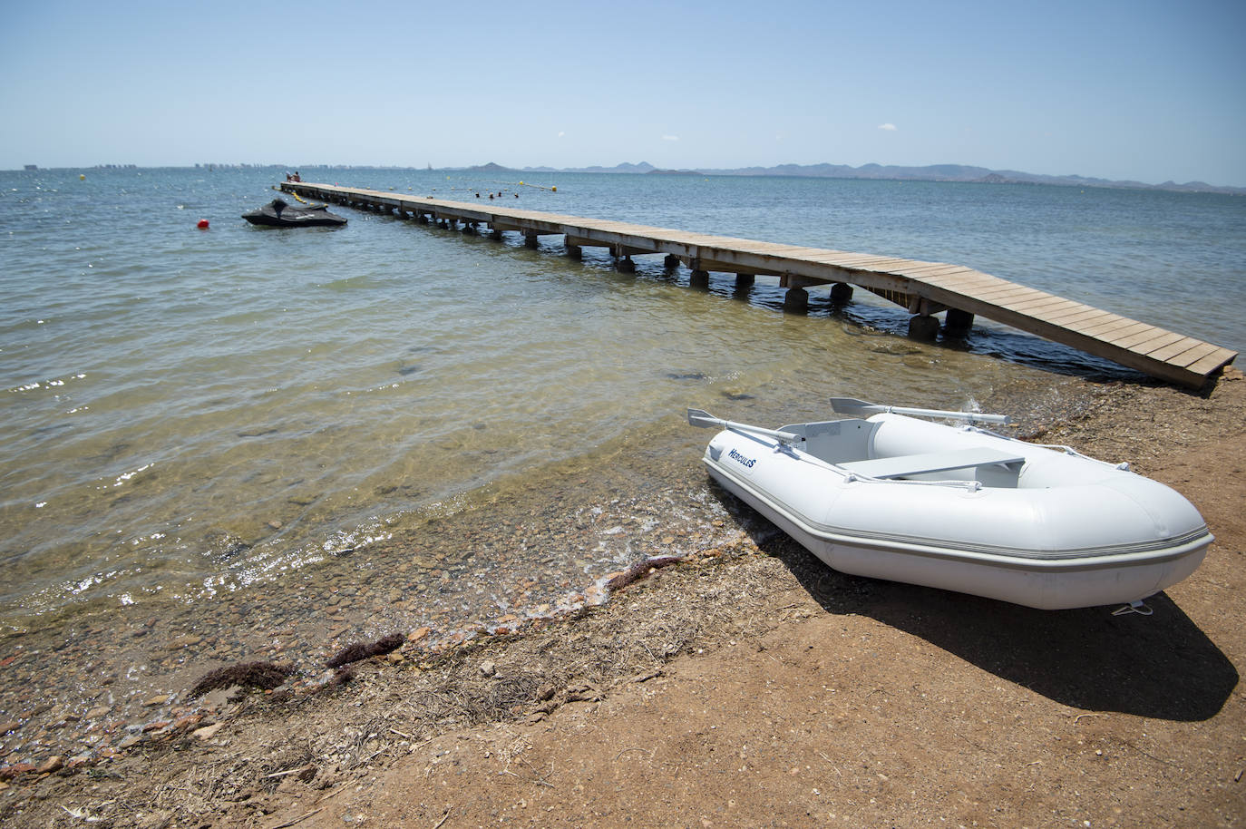 Fotos: Playas del Mar Menor durante este mes de agosto