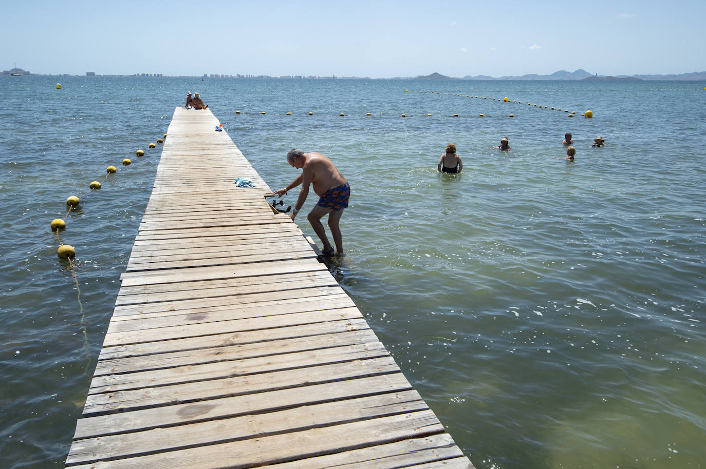 Fotos: Playas del Mar Menor durante este mes de agosto