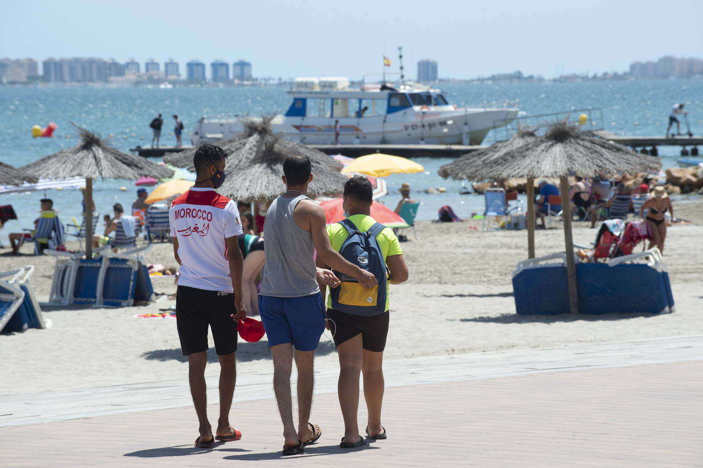 Fotos: Playas del Mar Menor durante este mes de agosto