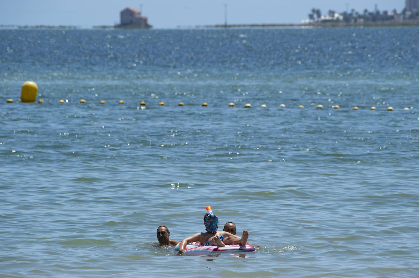 Fotos: Playas del Mar Menor durante este mes de agosto