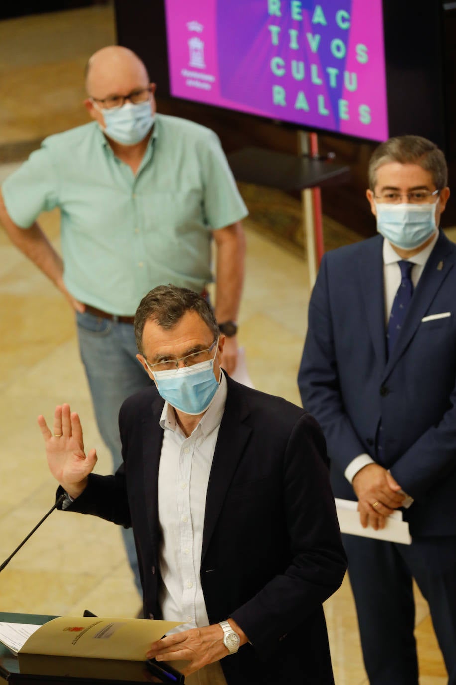 Fotos: Presentación de los proyectos seleccionados por el Ayuntamiento de Murcia para &#039;Reactivos Culturales&#039;
