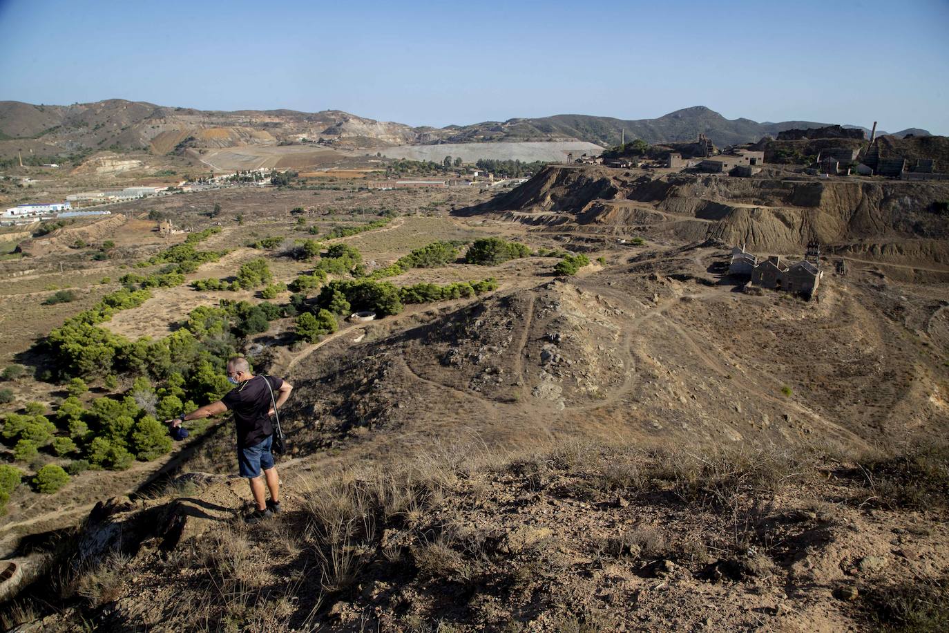Vistas del Cabezo Rajao desde el Cabezo Agudo.
