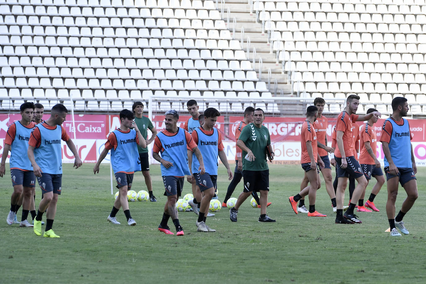 Fotos: El Real Murcia vuelve a entrenar