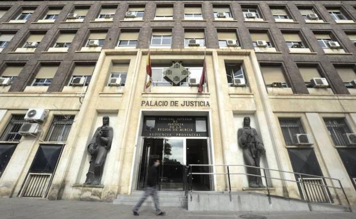 Palacio de la Justcia de la Región de Murcia, donde será juzgado el acusado.