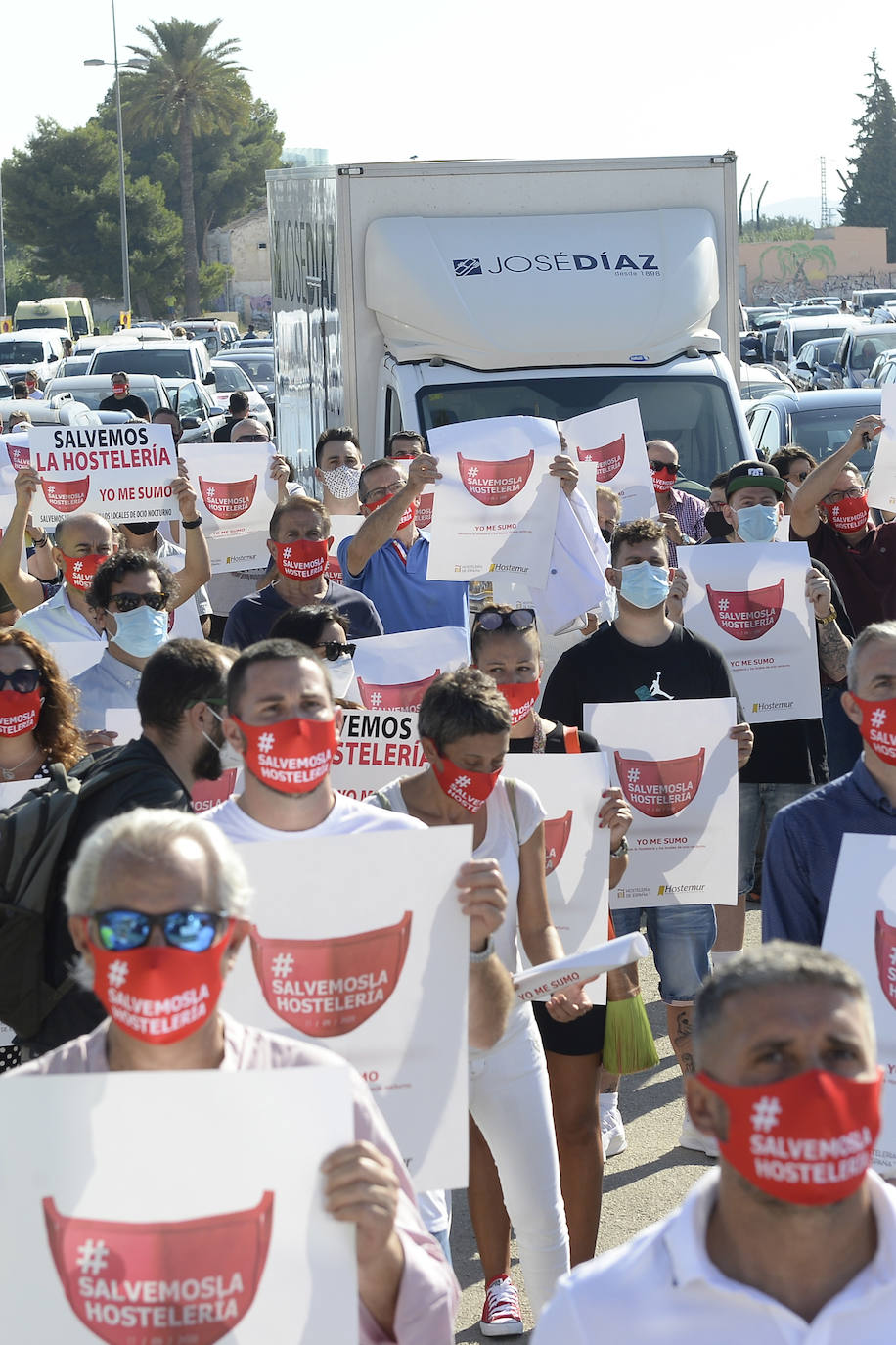 Fotos: Protesta de Hostemur por las calles de Murcia