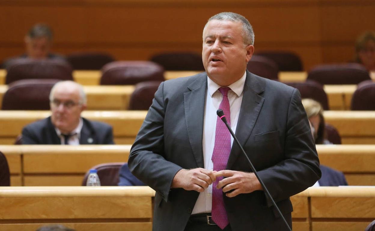 Francisco Bernabé, en el Senado.