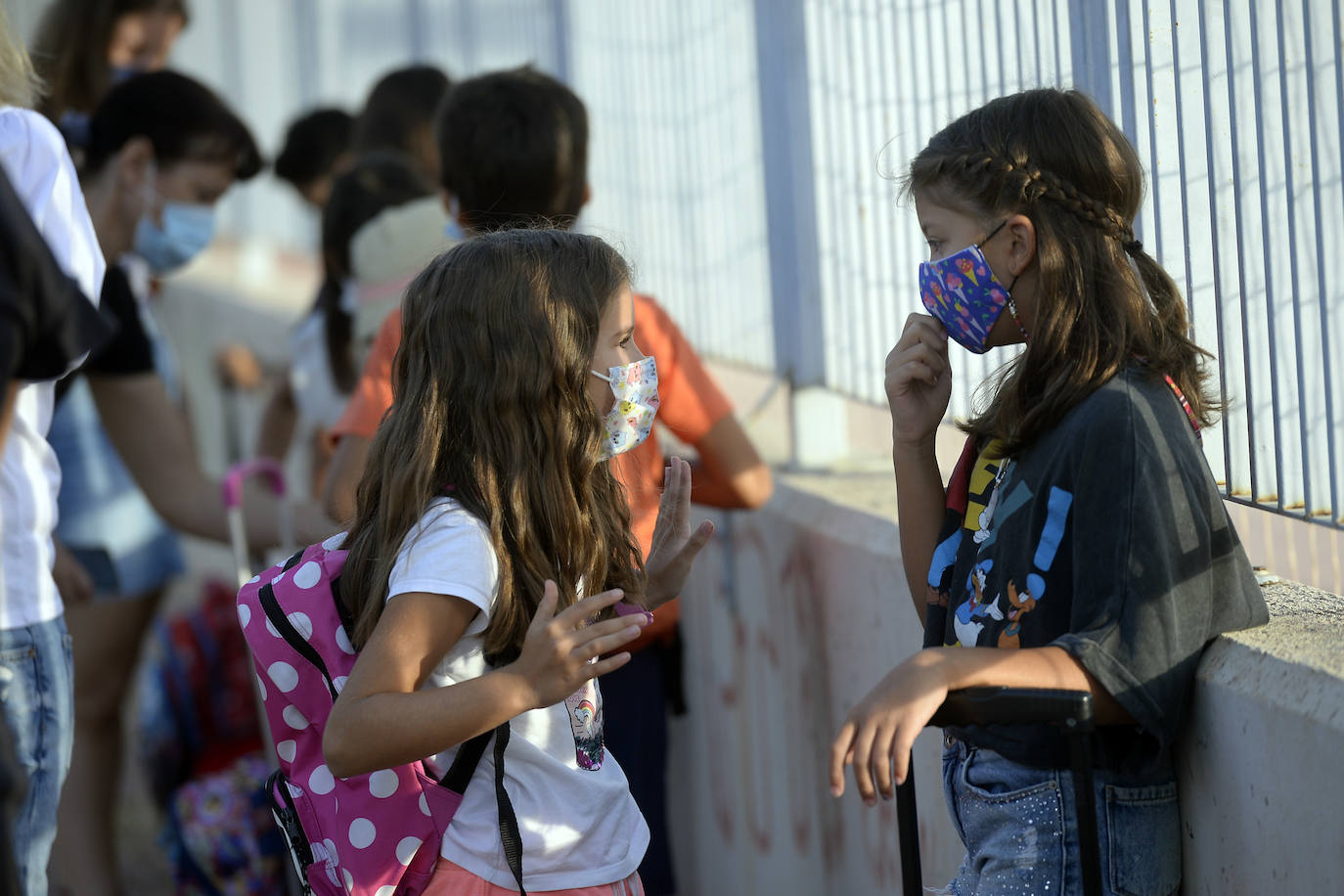 Fotos: La vuelta al &#039;cole&#039; en Murcia