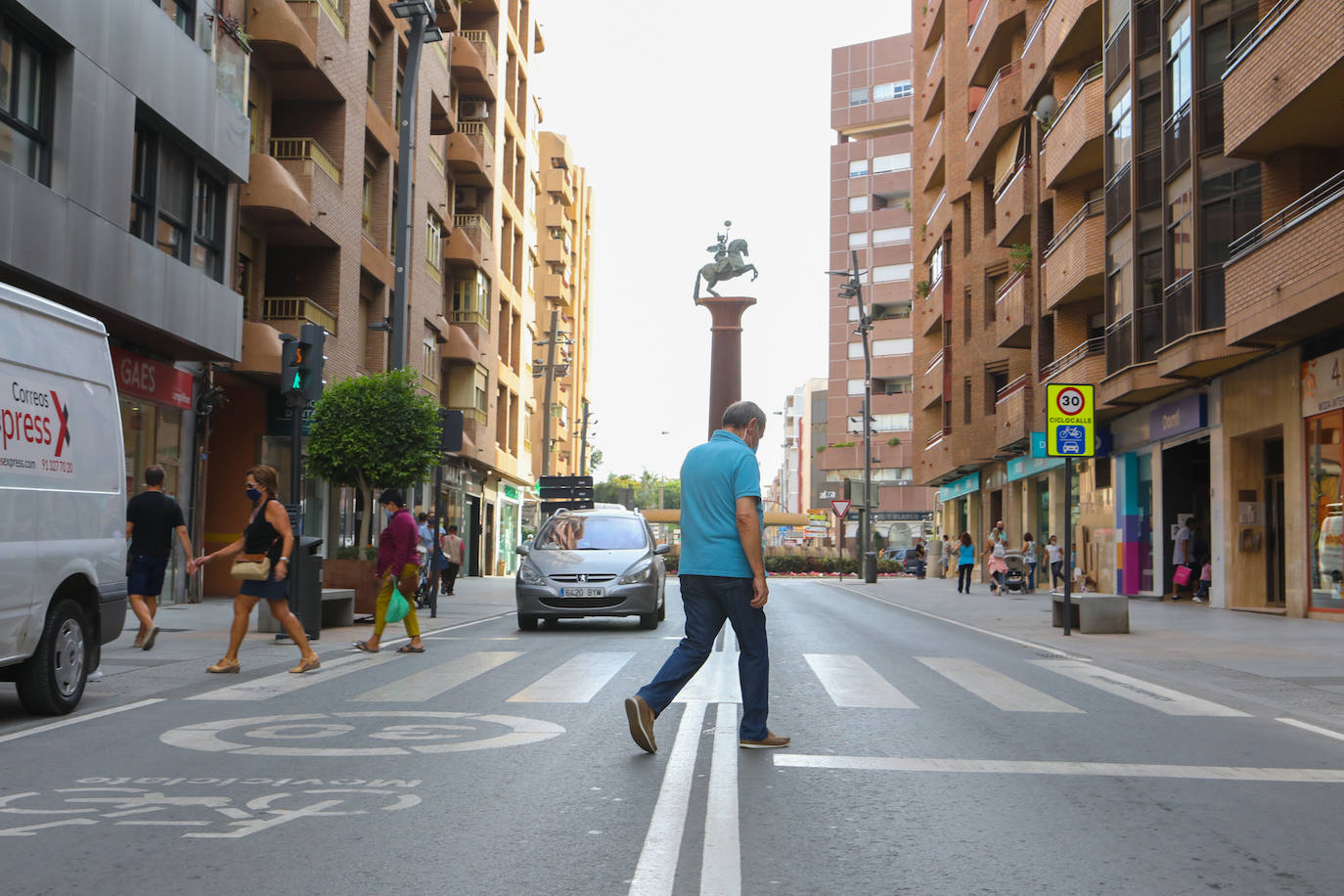 Fotos: La Comunidad confina el casco urbano de Lorca ante el descontrol de los contagios