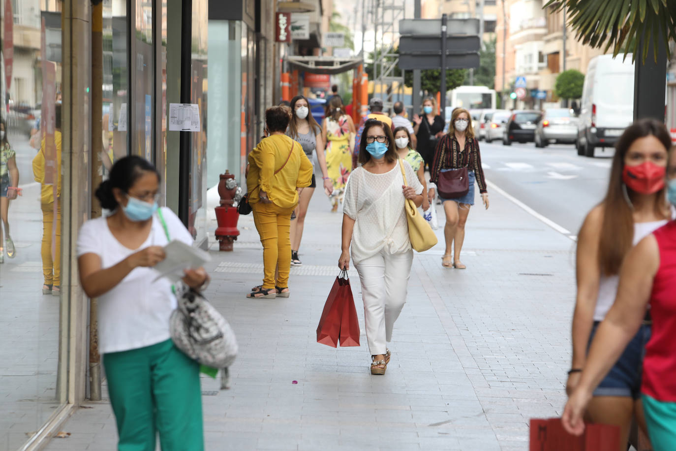 Fotos: La Comunidad confina el casco urbano de Lorca ante el descontrol de los contagios