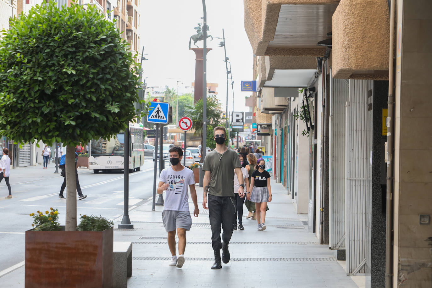 Fotos: La Comunidad confina el casco urbano de Lorca ante el descontrol de los contagios