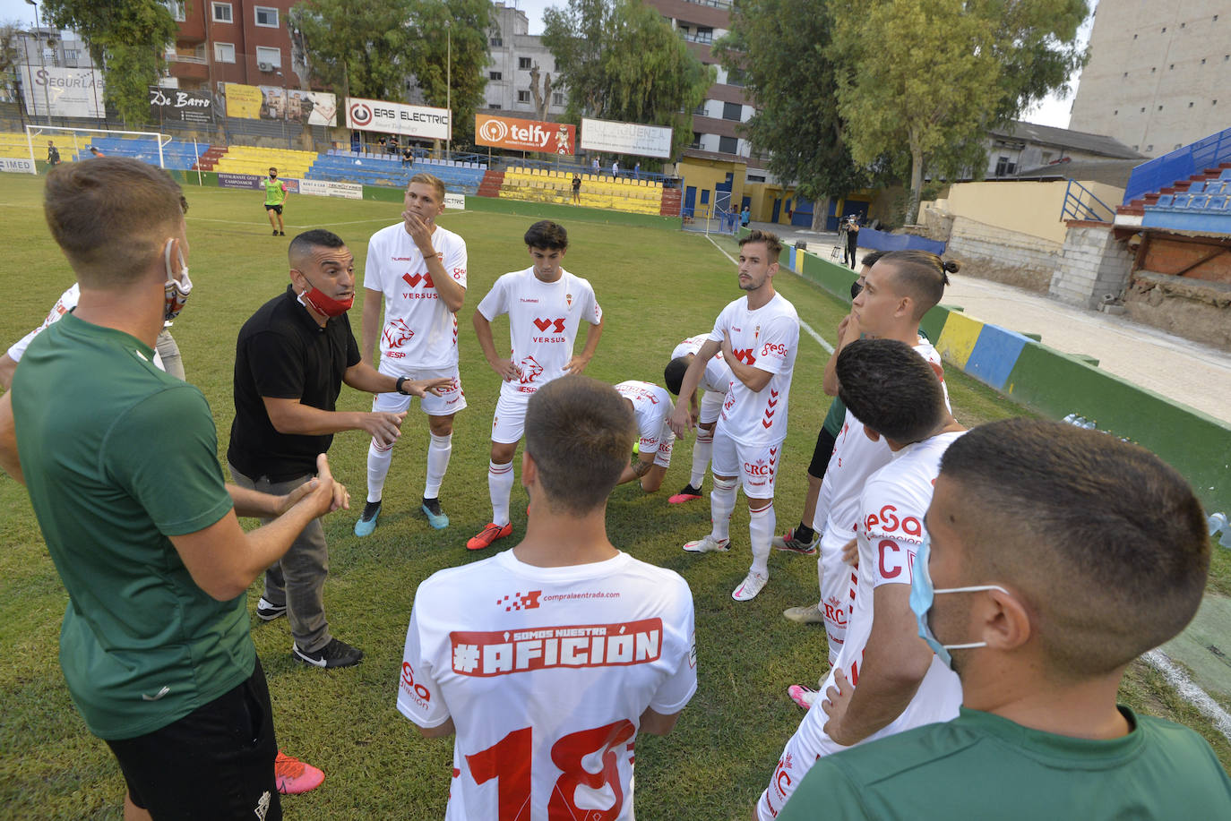 Fotos: La primera sonrisa del nuevo Real Murcia (0-1)