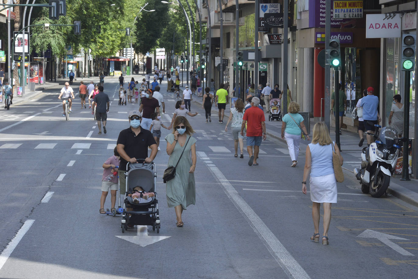 Fotos: Los murcianos toman la Gran Vía