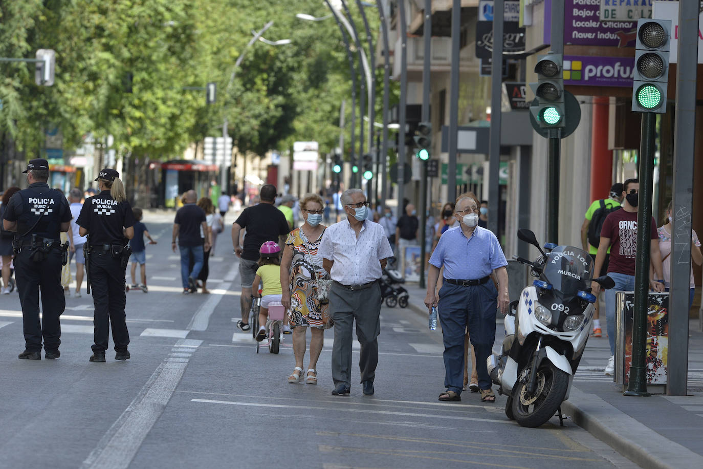 Fotos: Los murcianos toman la Gran Vía