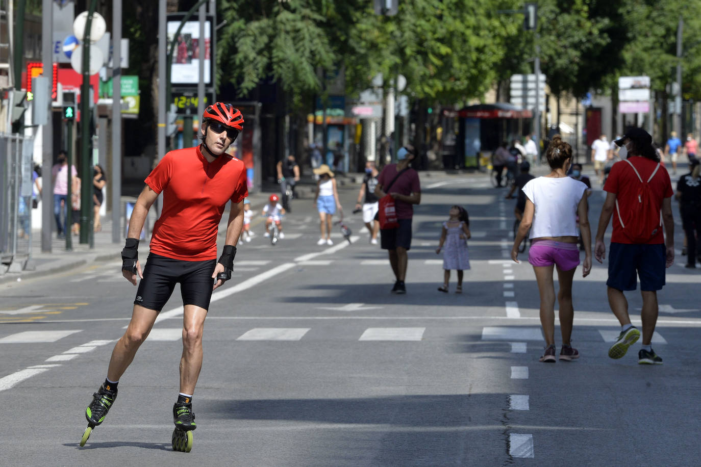 Fotos: Los murcianos toman la Gran Vía