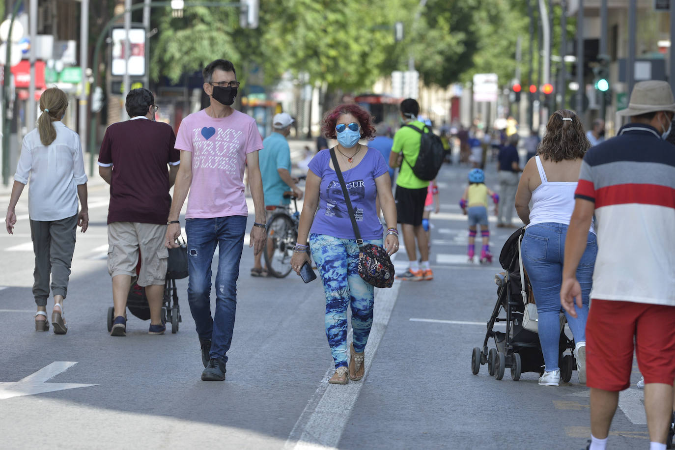 Fotos: Los murcianos toman la Gran Vía
