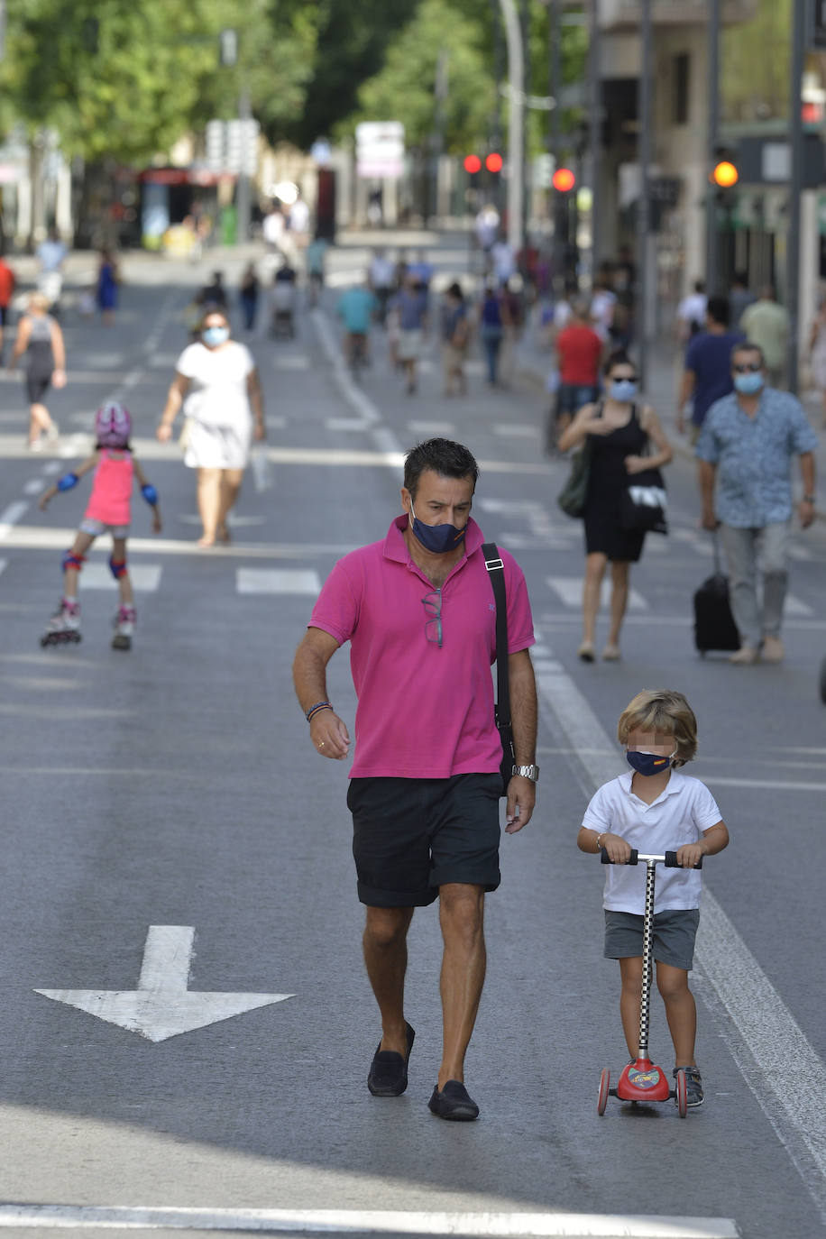 Fotos: Los murcianos toman la Gran Vía