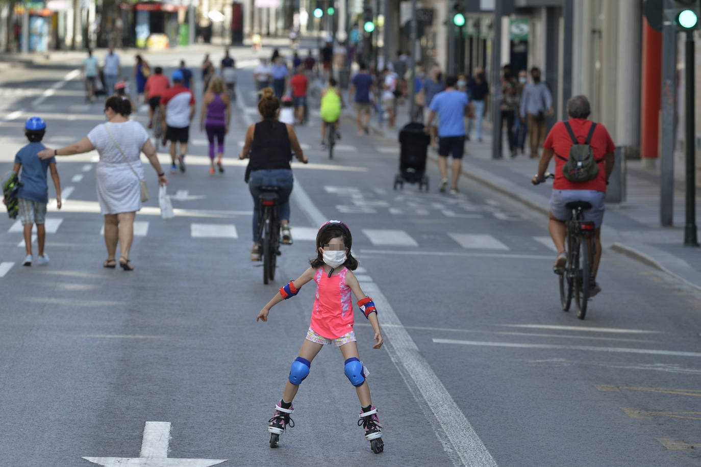 Fotos: Los murcianos toman la Gran Vía