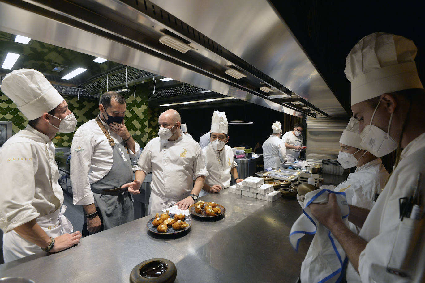 Fotos: Menú de estrellas en el restaurante Odiseo