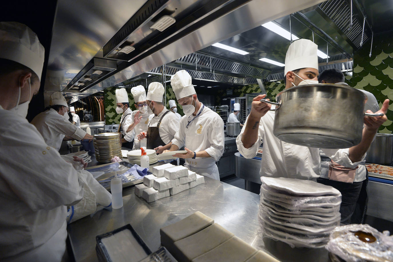 Fotos: Menú de estrellas en el restaurante Odiseo