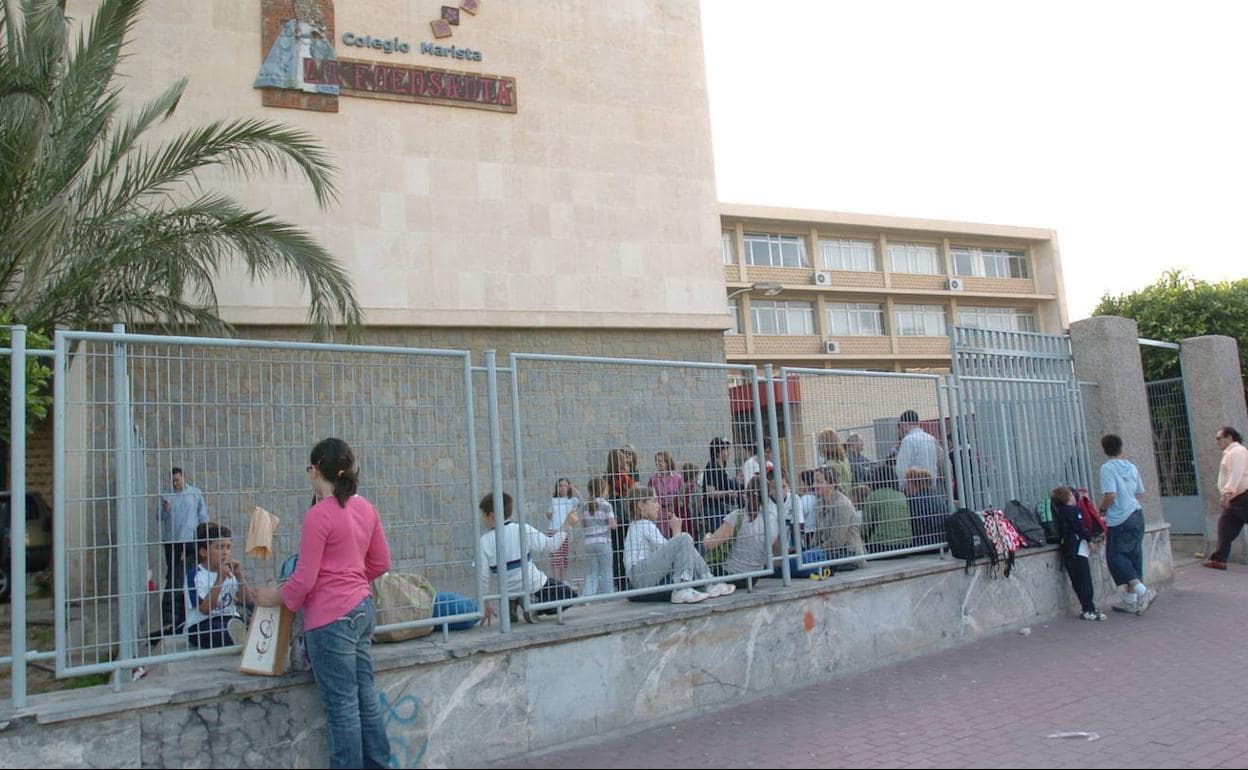 Imagen del colegio Maristas de la Fuensanta de Murcia en una foto de archivo.