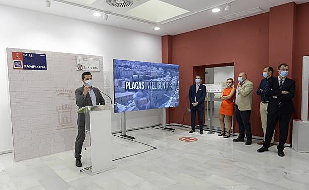 Galería. Presentación de las nuevas Placas Inteligentes, este miércoles. 
