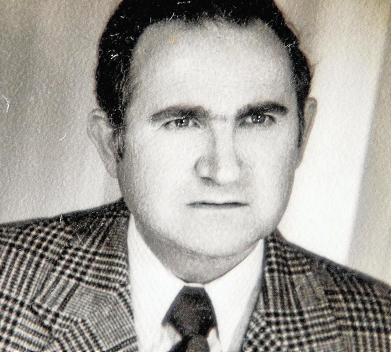 El pintor Salvador Reverte. 