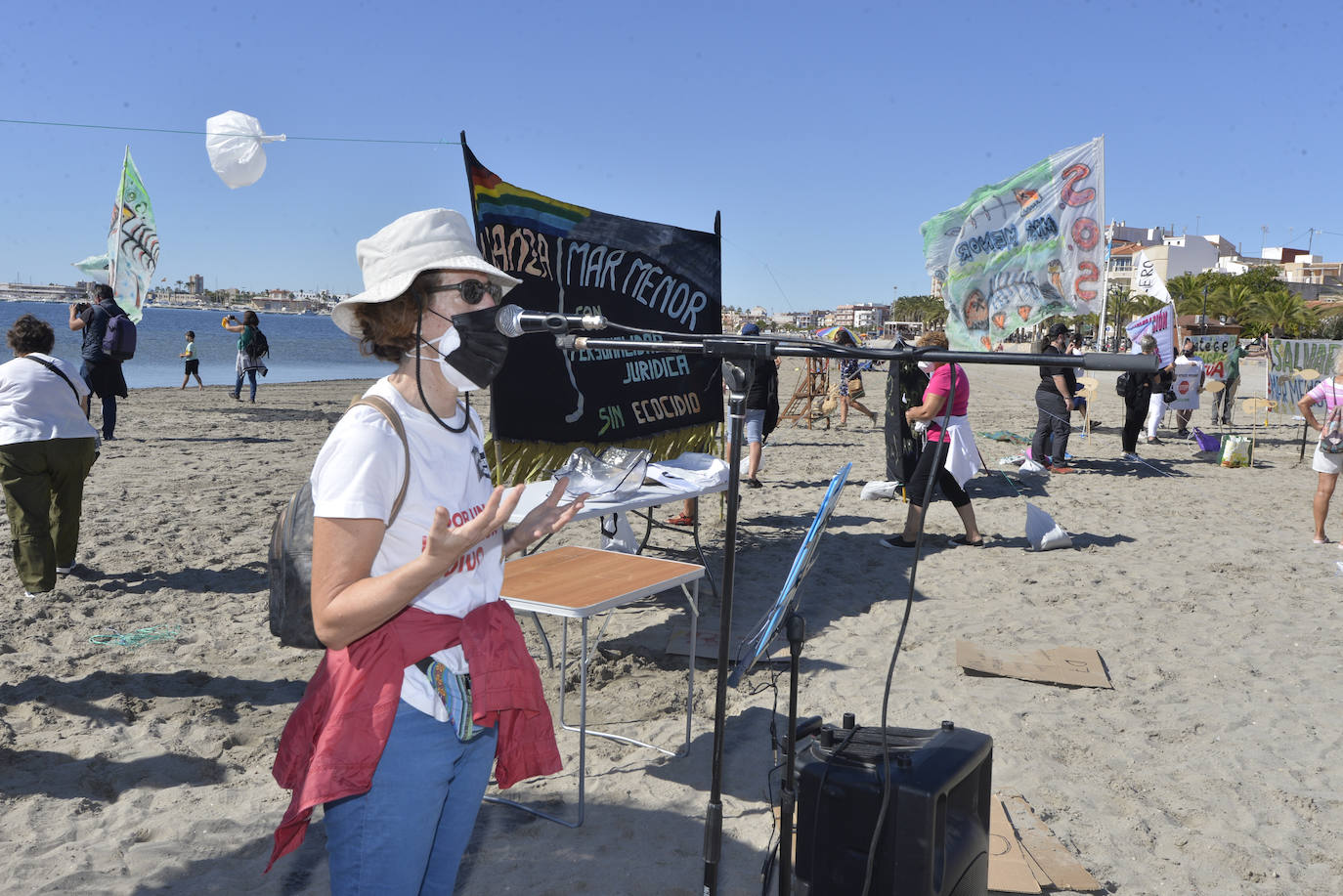 Fotos: Concentración en San Pedro en defensa del Mar Menor