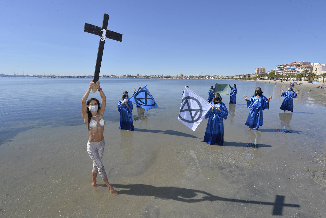 Fotos: Concentración en San Pedro en defensa del Mar Menor