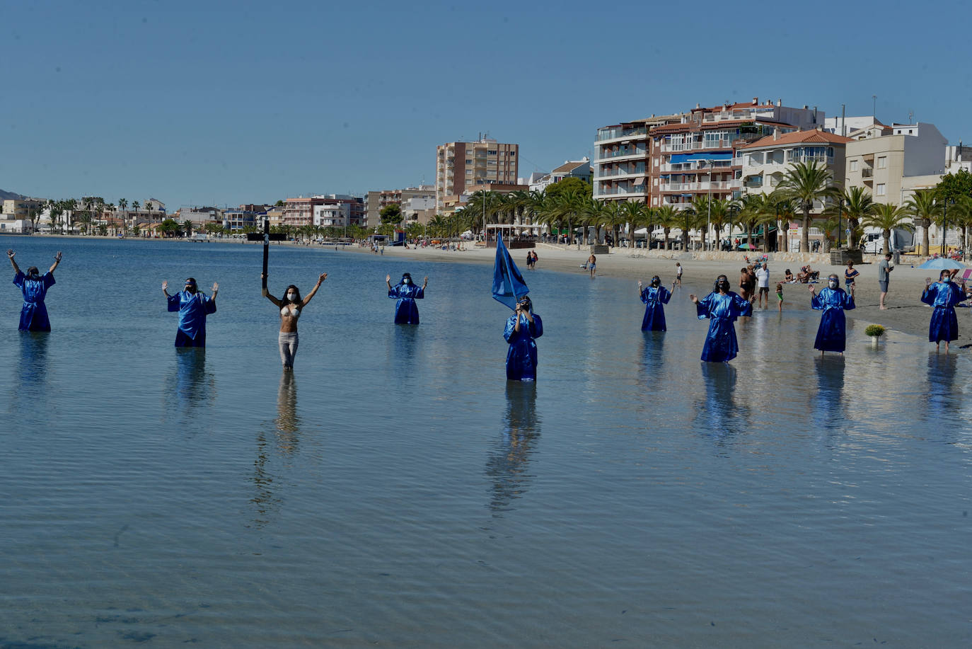 Fotos: Concentración en San Pedro en defensa del Mar Menor