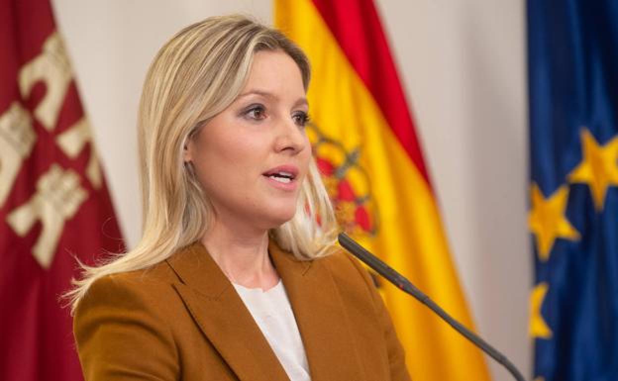 La portavoz del Ejecutivo regional, Ana Martínez Vidal, en una imagen de archivo. 