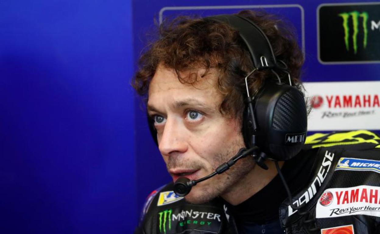 Valentino Rossi, baja en Aragón al dar positivo por covid-19