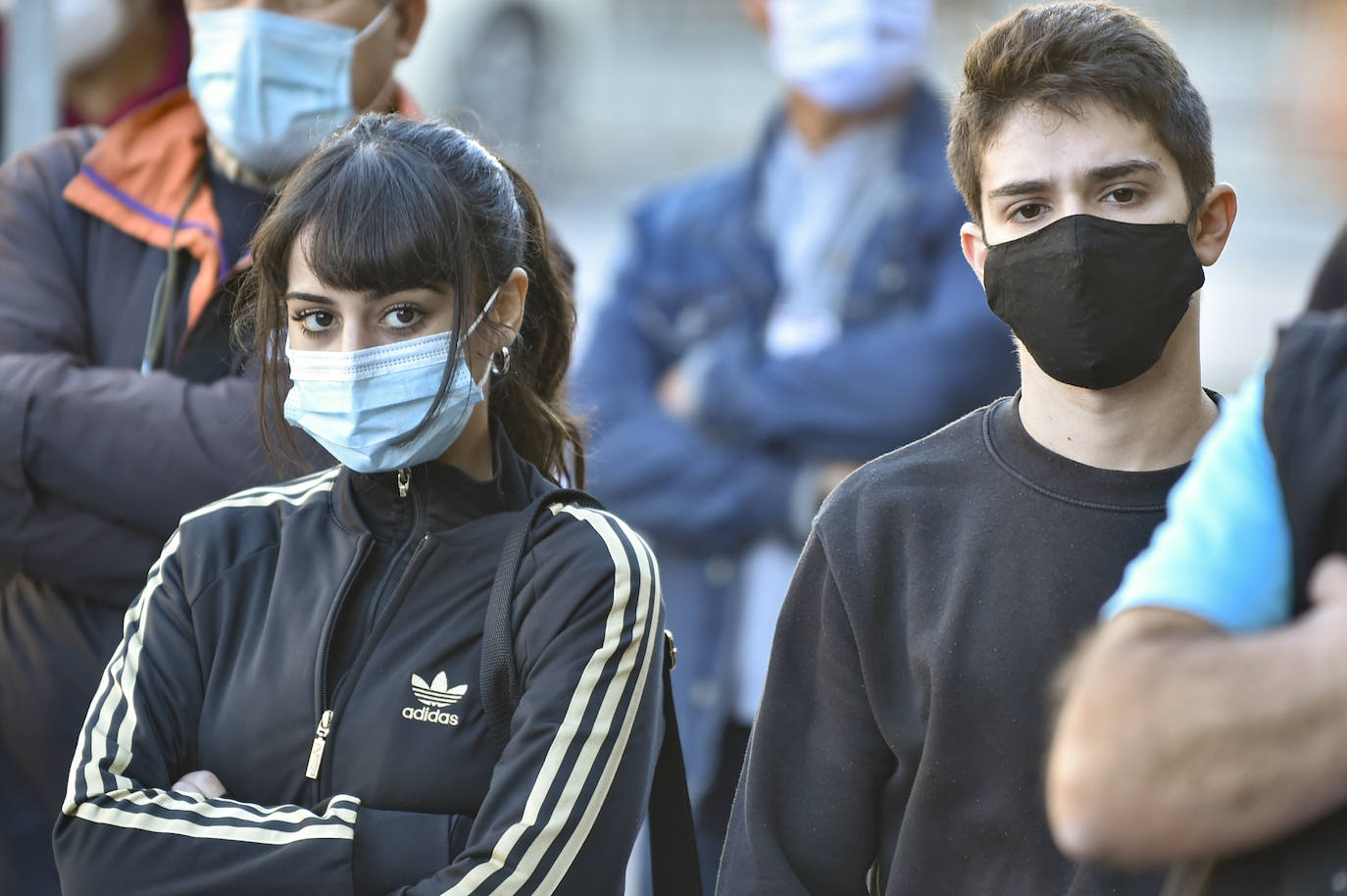 Fotos: Manifestación de los trabajadores de Latbus en Murcia