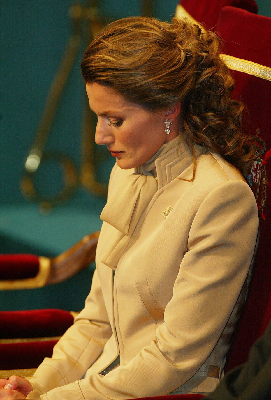 Vestido utilizado por la Reina el año 2004.