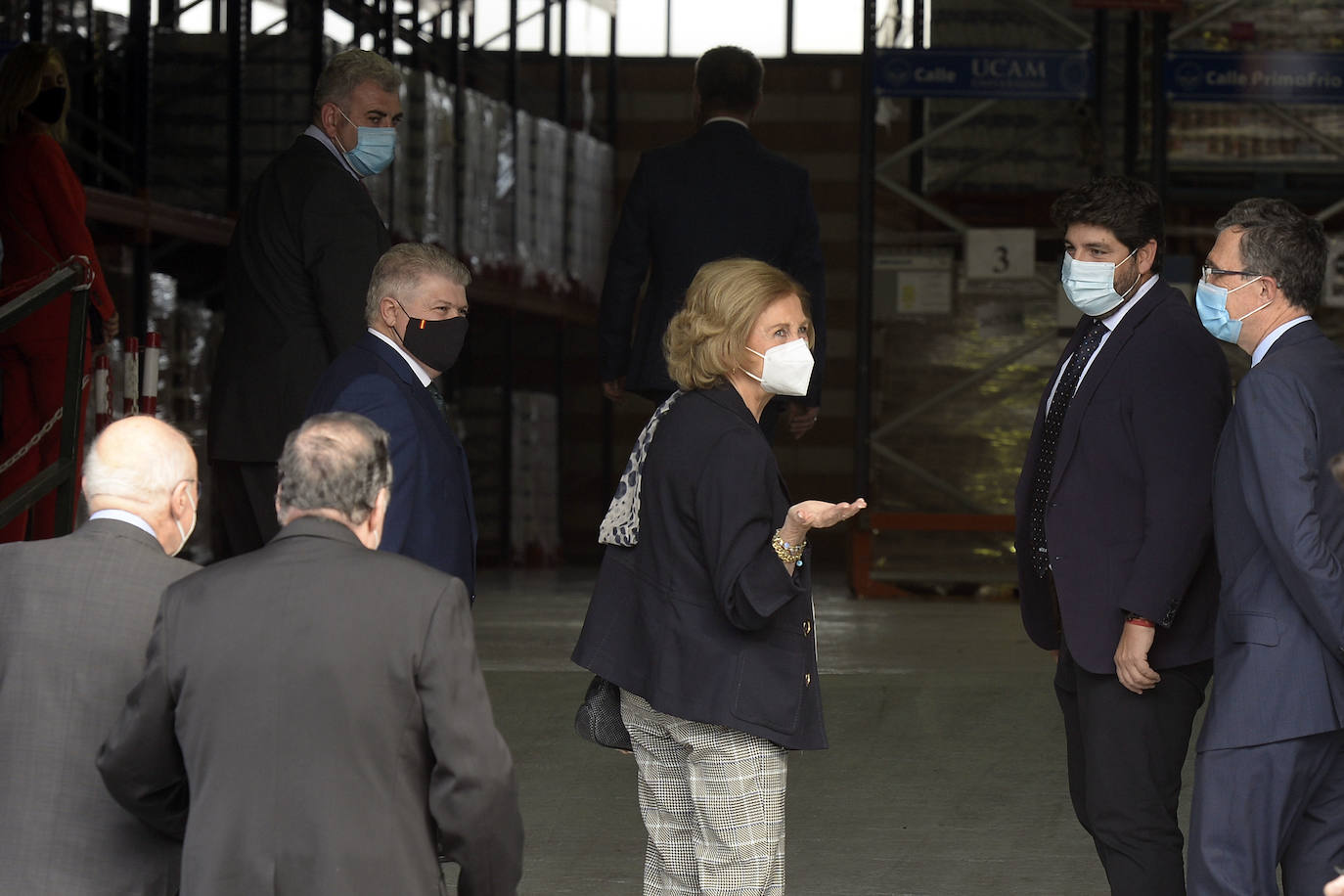 Fotos: La Reina Sofía visita el Banco de Alimentos del Sureste